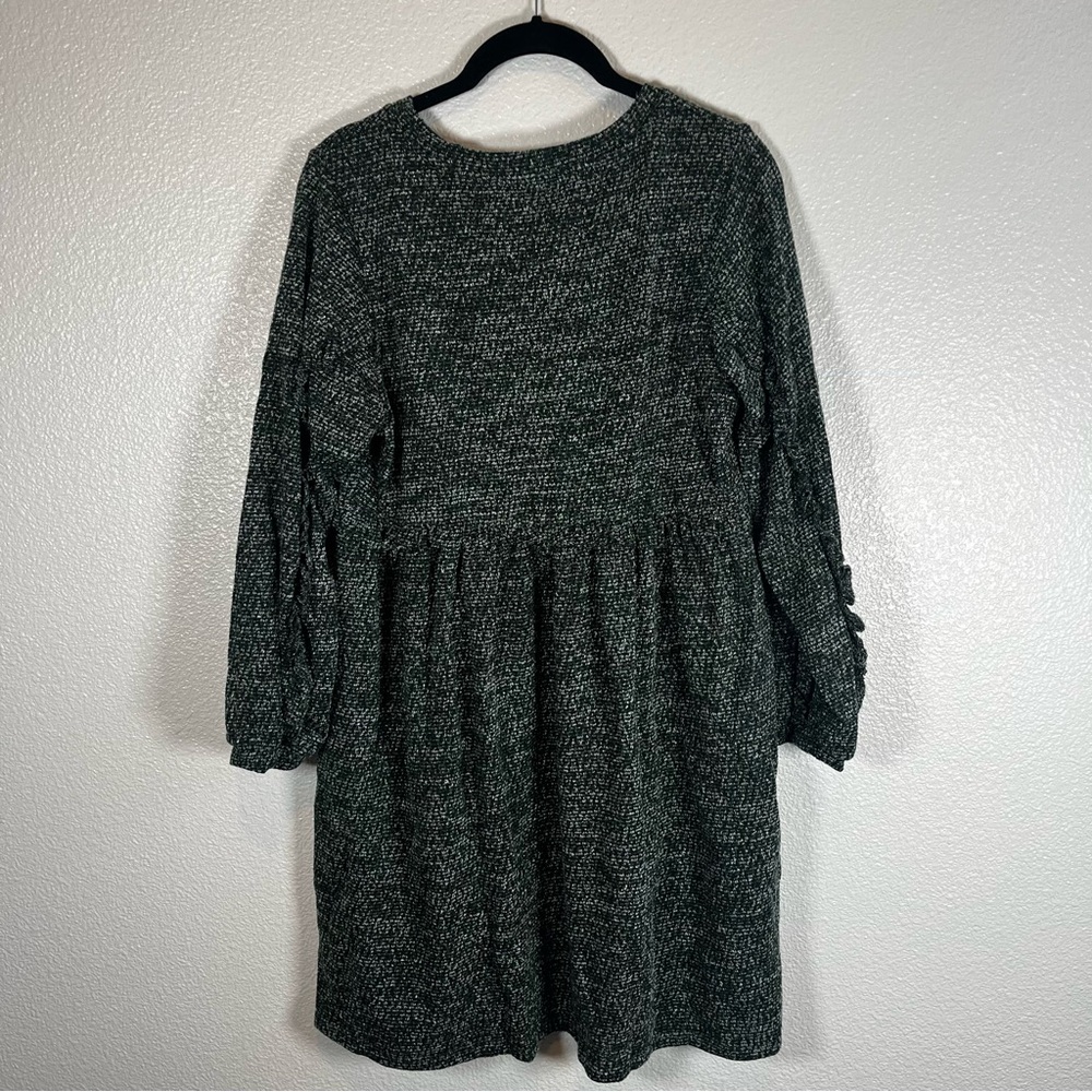 NWT Anthropologie RO & DE Stella Ruffled Green Mini Dress Multiple Petite Sizes - Picture 9 of 9